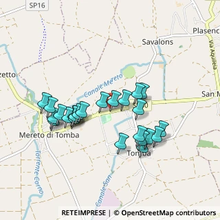 Mappa Via Julia Divisione, 33036 Mereto di Tomba UD, Italia (0.825)