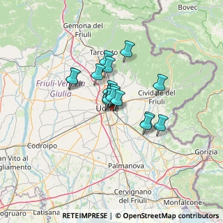 Mappa Via Giovanni Battista Grassi, 33100 Udine UD, Italia (8.02778)