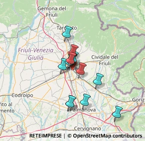 Mappa Via Pradamano, 33100 Udine UD, Italia (9.72769)