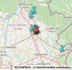 Mappa Via Pradamano, 33100 Udine UD, Italia (6.445)