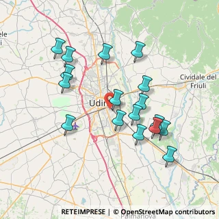 Mappa Via Giovanni Battista Grassi, 33100 Udine UD, Italia (7.23059)