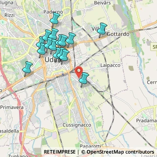 Mappa Via Giovanni Battista Grassi, 33100 Udine UD, Italia (2.03125)