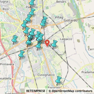 Mappa Via Giovanni Battista Grassi, 33100 Udine UD, Italia (2.023)
