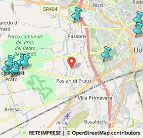 Mappa 33037 Pasian di Prato UD, Italia (3.31417)