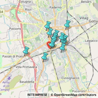 Mappa Via Pacifico Valussi, 33100 Udine UD, Italia (1.10214)