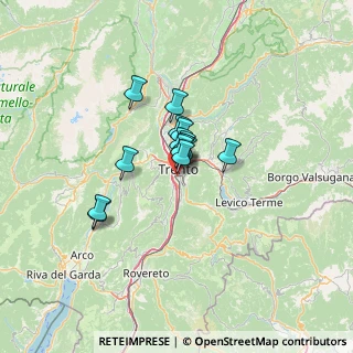 Mappa Via S. Pio X, 38123 Trento TN, Italia (7.31214)