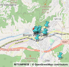 Mappa Via Salita al Convento, 38051 Borgo Valsugana TN, Italia (0.44)