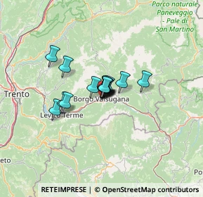 Mappa Via Salita al Convento, 38051 Borgo Valsugana TN, Italia (6.422)