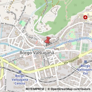 Mappa Corso Ausugum, 48, 38051 Borgo Valsugana, Trento (Trentino-Alto Adige)