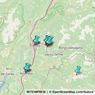 Mappa Via Cismon, 38057 Pergine Valsugana TN, Italia (10.68538)