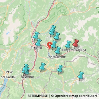 Mappa Via Cismon, 38057 Pergine Valsugana TN, Italia (14.80467)