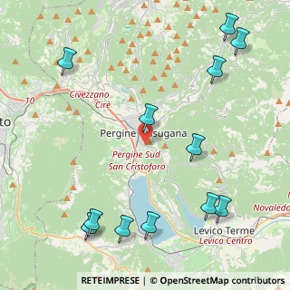 Mappa Via Cismon, 38057 Pergine Valsugana TN, Italia (5.55917)