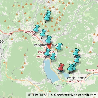 Mappa Via Cismon, 38057 Pergine Valsugana TN, Italia (3.766)