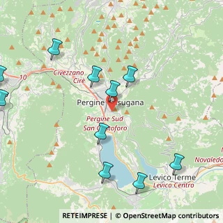 Mappa Via Cismon, 38057 Pergine Valsugana TN, Italia (5.97846)
