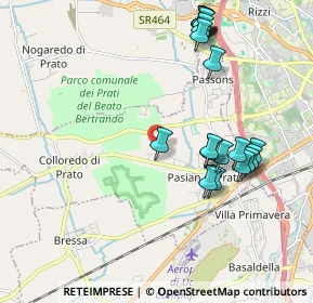 Mappa Via Venceslao Menazzi Moretti, 33037 Pasian di Prato UD, Italia (2.1695)