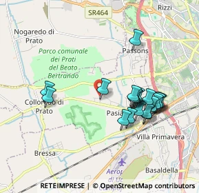 Mappa Via Venceslao Menazzi Moretti, 33037 Pasian di Prato UD, Italia (1.7435)