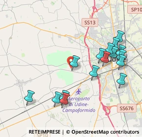 Mappa Via Venceslao Menazzi Moretti, 33037 Pasian di Prato UD, Italia (4.28)