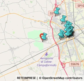 Mappa Via Venceslao Menazzi Moretti, 33037 Pasian di Prato UD, Italia (4.4365)