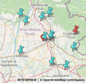 Mappa Via Venceslao Menazzi Moretti, 33037 Pasian di Prato UD, Italia (16.045)