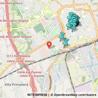Mappa Via Vipacco, 33100 Udine UD, Italia (1.33)