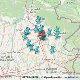 Mappa Via Vipacco, 33100 Udine UD, Italia (8.584)