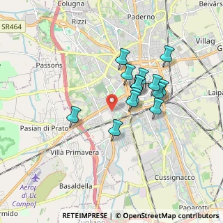Mappa Via Vipacco, 33100 Udine UD, Italia (1.39929)