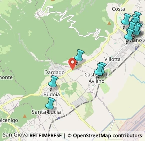 Mappa Via Pedemontana Occidentale, 33070 Budoia PN, Italia (2.84857)