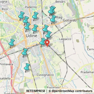 Mappa Via Romans, 33100 Udine UD, Italia (2.25714)