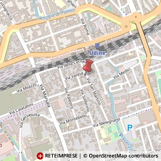 Mappa Via San Martino, 20, 33100 Udine, Udine (Friuli-Venezia Giulia)