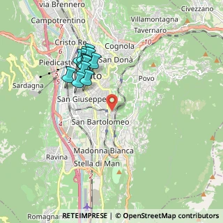 Mappa Via Dante Sartori, 38122 Trento TN, Italia (1.79154)