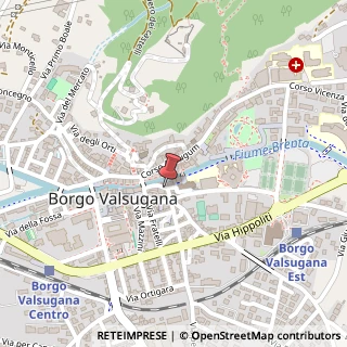 Mappa Via Padri Marco e Maurizio Morizzo, 18, 38051 Borgo Valsugana, Trento (Trentino-Alto Adige)