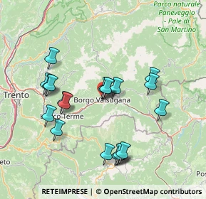 Mappa Via Padri Marco e Maurizio Morizzo, 38051 Borgo Valsugana TN, Italia (14.202)
