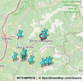 Mappa Via Padri Marco e Maurizio Morizzo, 38051 Borgo Valsugana TN, Italia (15.28917)