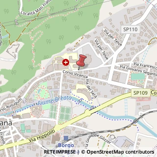 Mappa Via per Telve, 4, 38051 Borgo Valsugana, Trento (Trentino-Alto Adige)
