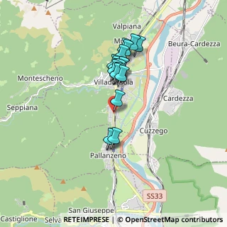 Mappa Via Giuseppe Verdi, 28844 Villadossola VB, Italia (1.3685)