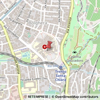 Mappa Largo Medaglie d'oro, 9, 38122 Trento, Trento (Trentino-Alto Adige)