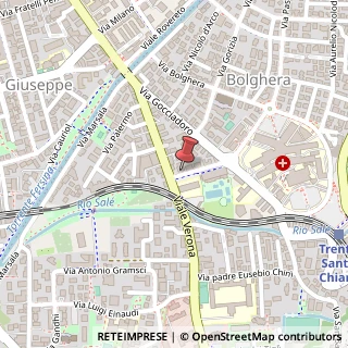 Mappa Via Antonio Fogazzaro, 3, 38122 Trento, Trento (Trentino-Alto Adige)