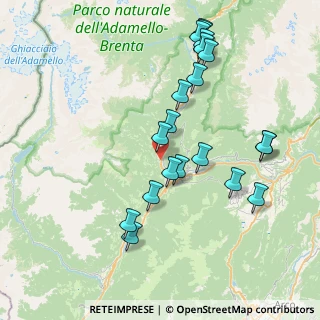 Mappa Frazione Verdesina, 38094 Porte di Rendena TN, Italia (8.0955)