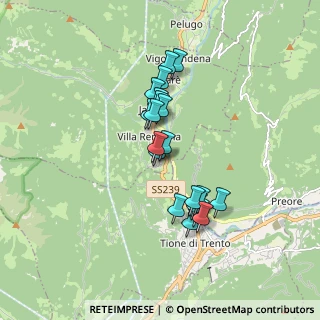 Mappa Frazione Verdesina, 38094 Porte di Rendena TN, Italia (1.405)