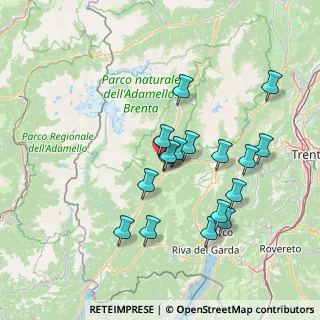 Mappa Frazione Verdesina, 38094 Porte di Rendena TN, Italia (13.58059)