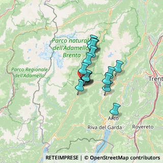 Mappa Frazione Verdesina, 38094 Porte di Rendena TN, Italia (8.60294)