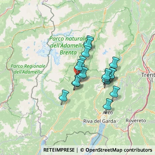 Mappa Frazione Verdesina, 38094 Porte di Rendena TN, Italia (10.26)