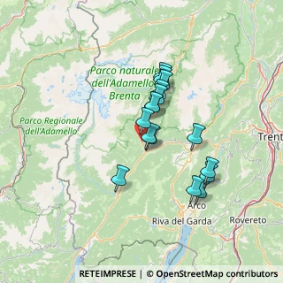 Mappa Frazione Verdesina, 38094 Porte di Rendena TN, Italia (10.77938)