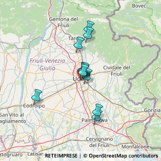 Mappa Viale Giuseppe Tullio, 33100 Udine UD, Italia (10.05545)