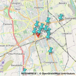 Mappa Viale Giuseppe Tullio, 33100 Udine UD, Italia (1.59273)
