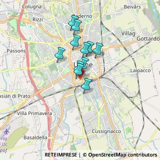 Mappa Viale Giuseppe Tullio, 33100 Udine UD, Italia (1.22909)
