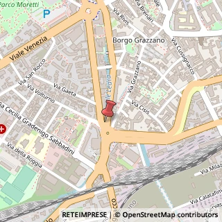 Mappa Via Antonio Marangoni, 7, 33100 Udine, Udine (Friuli-Venezia Giulia)
