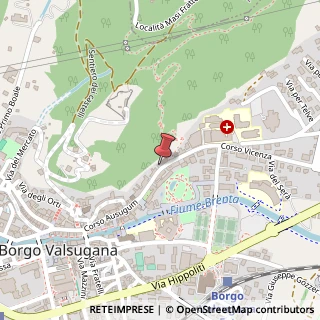 Mappa Corso Ausugum, 123, 38051 Borgo Valsugana, Trento (Trentino-Alto Adige)