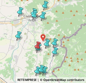 Mappa Via Planez, 33043 Cividale del Friuli UD, Italia (4.17714)