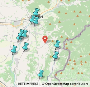 Mappa Via Planez, 33043 Cividale del Friuli UD, Italia (4.265)